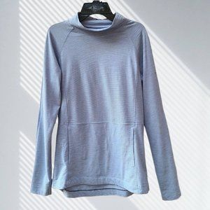 Columbia Women's Activewear Top Pullover Long Sleeves Blue Striped Size S